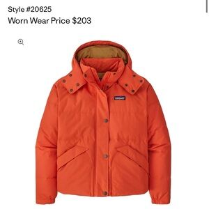Patagonia Vibrant Orange Hooded Jacket